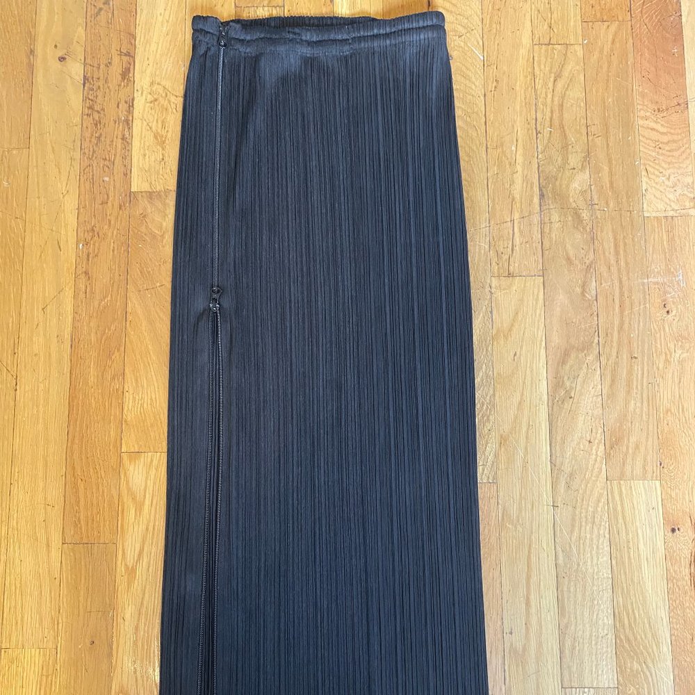 Long Black Skirt Pleats Please - Issey Miyake Size 1
